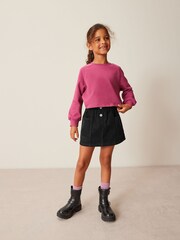 Black Paperbag Waist Skirt (3-16yrs) - Image 2 of 8
