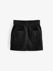 Black Paperbag Waist Skirt (3-16yrs) - Image 7 of 8