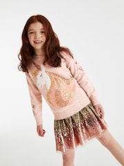 Gold Ombre Sequin Skirt (3-16yrs) - Image 1 of 7