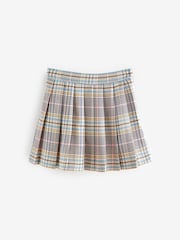 Pink Pleated Check Skirt (3-16yrs) - Image 4 of 5