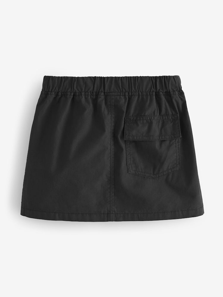 Black Parachute Cargo Skirt (3-16yrs) - Image 8 of 8 Black Parachute Cargo Skirt (3-16yrs) - Image 8 of 8