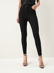 Black Ponte Slim Leg Trousers - Image 1 of 5