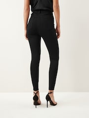 Black Ponte Slim Leg Trousers - Image 2 of 5