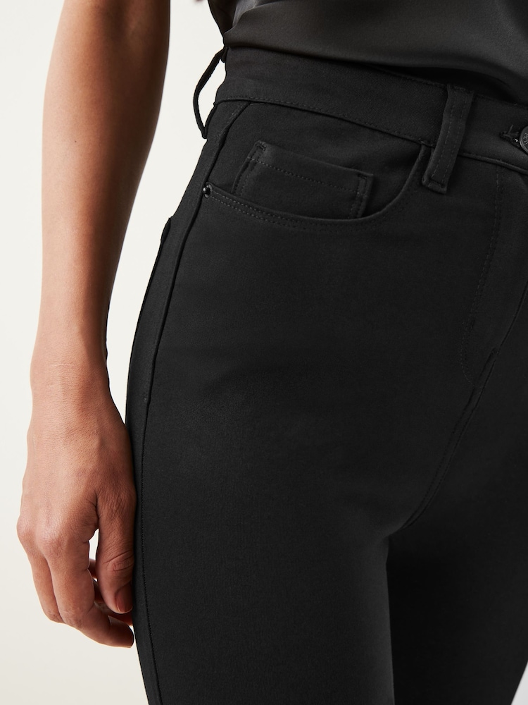 Black Ponte Slim Leg Trousers - Image 3 of 5