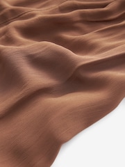 Chocolate Brown Rochelle Sheer Beach Trousers - Image 7 of 7