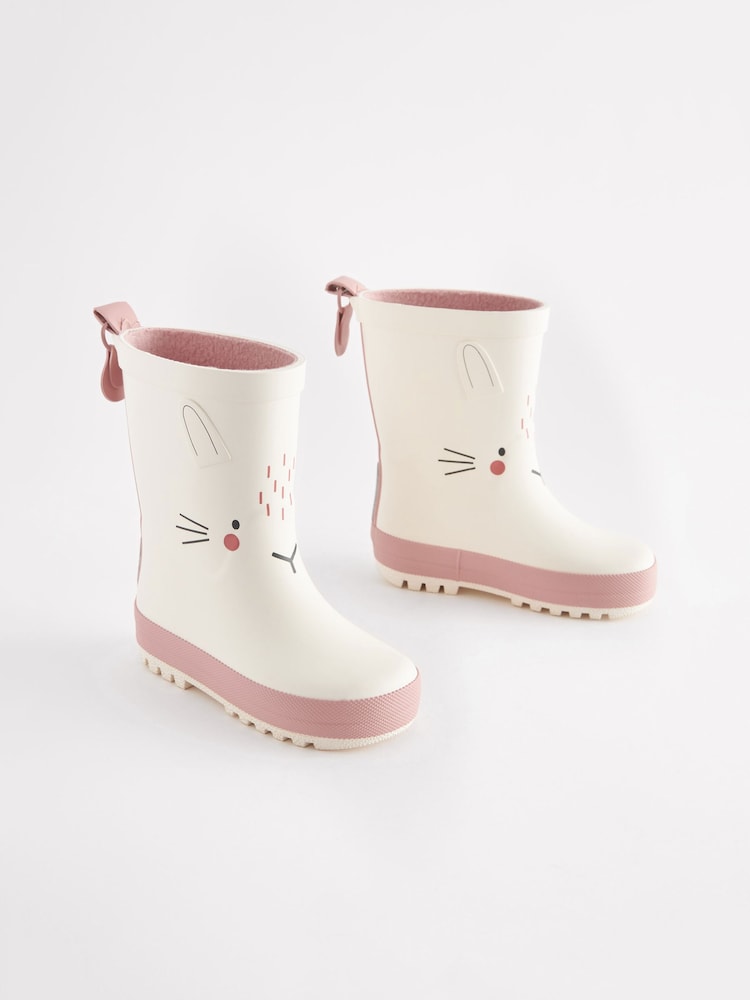 White Bunny Wellies - Image 3 of 6