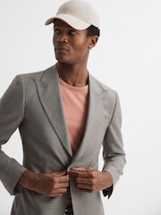 Reiss Stone Dawson Cotton-Linen Blend Baseball Cap - Image 2 of 4