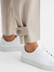 Reiss Stone River High Rise Cropped Tapered Trousers - Image 6 of 7