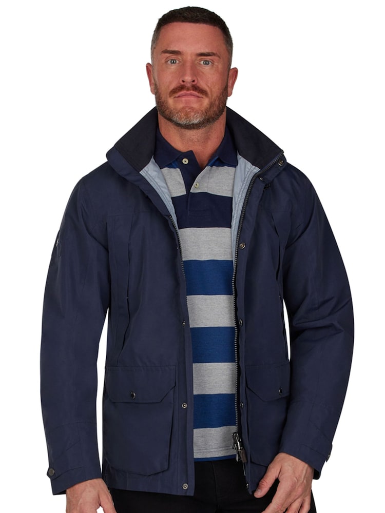 Raging Bull Wasserdichte Regenjacke, Blau - Bild 1 von 7