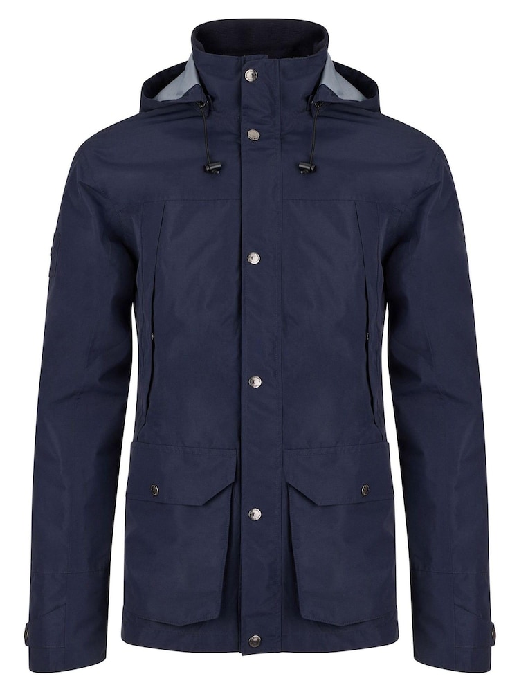 Raging Bull Wasserdichte Regenjacke, Blau - Bild 7 von 7