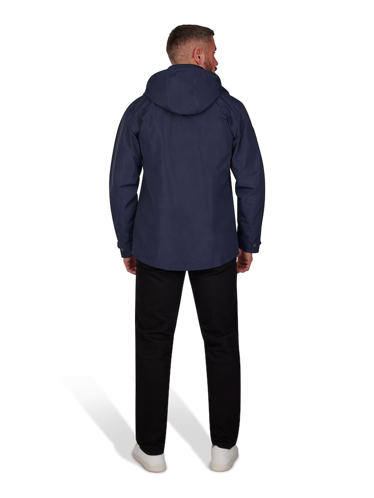 Raging Bull Wasserdichte Regenjacke, Blau - Bild 2 von 7