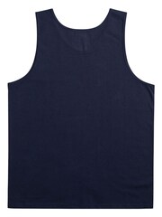 Quiksilver Between The Lines Navy Blue Tank Top - Image 7 of 7