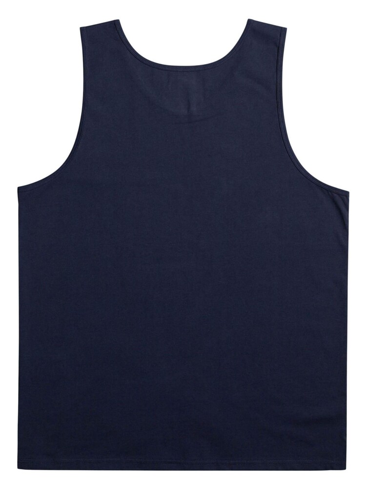 Quiksilver Between The Lines Navy Blue Tank Top - Image 7 of 7