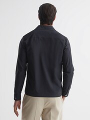 Reiss Black Pump Technical Pocket Zip Through Jacket - Image 5 of 5