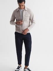Reiss Stone Pump Technical Pocket Zip Through Jacket - Image 3 of 6