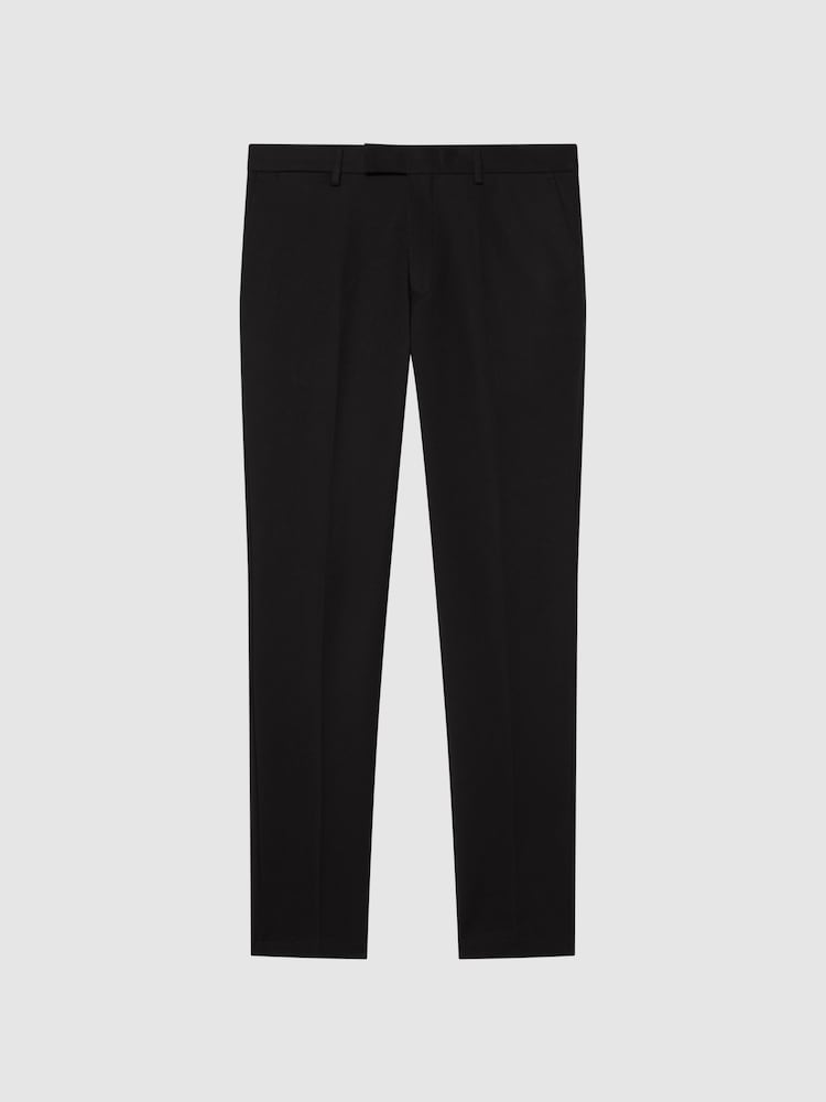 Reiss Black Eastbury Slim Fit Chinos - Image 2 of 5