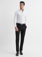 Reiss Black Eastbury Slim Fit Chinos - Image 3 of 5