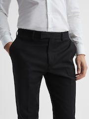 Reiss Black Eastbury Slim Fit Chinos - Image 4 of 5