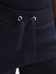 Reiss Navy Colton Senior Side Stripe Drawstring Shorts - Image 4 of 7