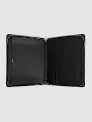Reiss Black Declan Saffiano Leather Folio - Image 3 of 5