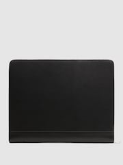 Reiss Black Declan Saffiano Leather Folio - Image 4 of 5