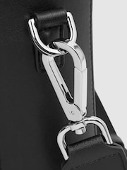 Reiss Black Dominik Leather Briefcase - Image 6 of 6