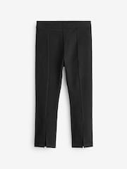Black Soft Jersey Split Front Leggings (3-16yrs) - Image 5 of 6