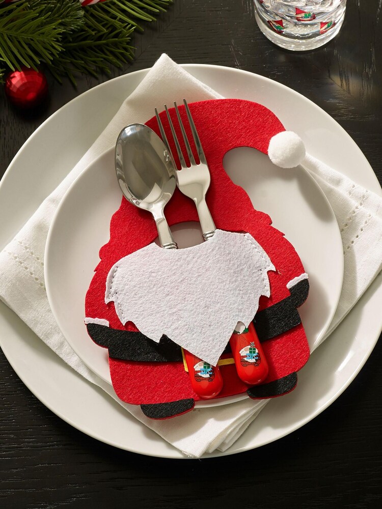 Set of 6 Christmas Gonk Cutlery Holders - Slika 1 iz 3