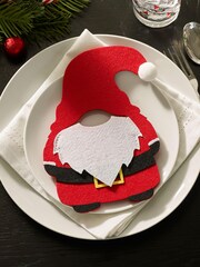 Set of 6 Christmas Gonk Cutlery Holders - Slika 2 iz 3