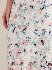 Phase Eight Cream Franky Floral Lace Dress - Image 5 of 6