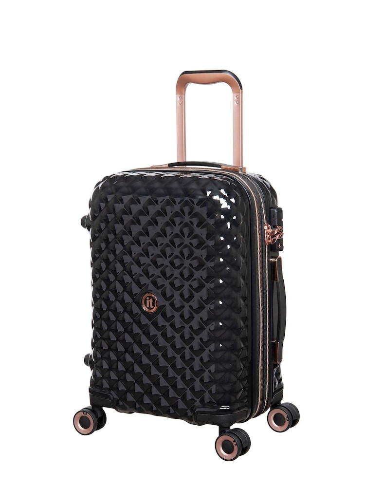 IT Luggage Metalik Quilted Effect Cabin Suitcase - Image 1 of 1
