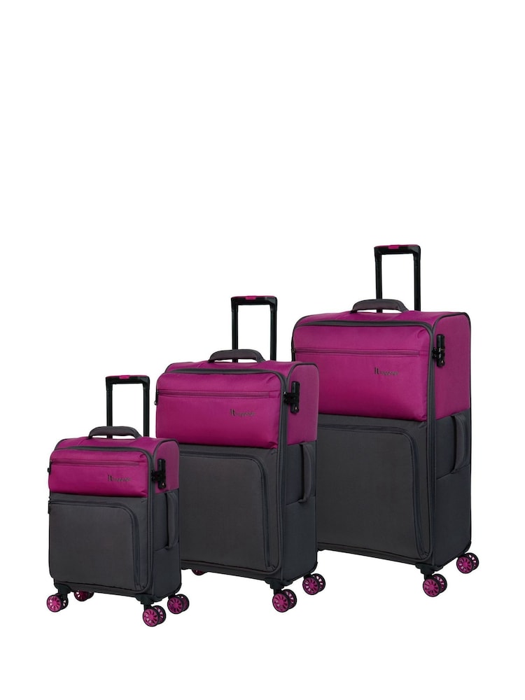 IT Luggage Medium Duo-Tone Soft Suitcase With TSA Lock - Image 2 of 2