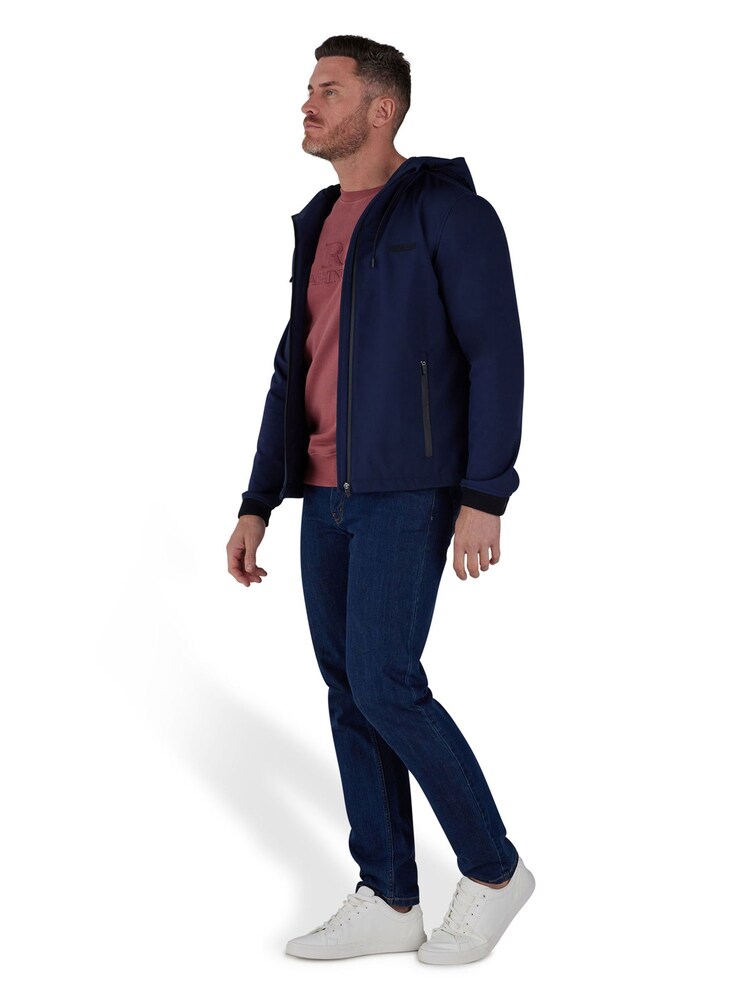 Raging Bull Blue Softshell Windcheater Jacket - Image 2 of 7