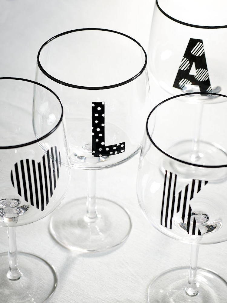 Clear Monogram Gin Glass - Image 2 of 8