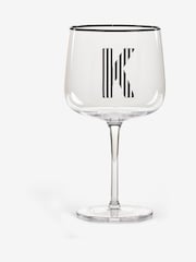 Clear Monogram Gin Glass - Image 6 of 8