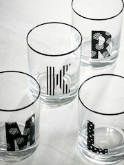 Clear Monogram Tumbler Glass - Image 2 of 8