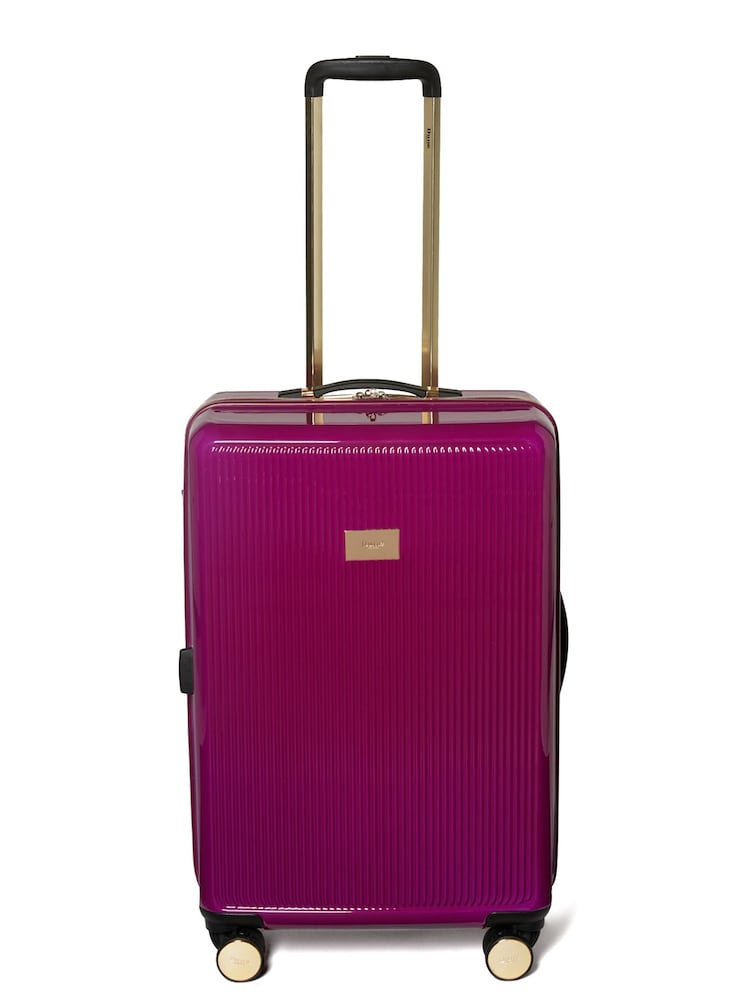 Dune London Pink Olive Medium Suitcase - Image 1 of 4