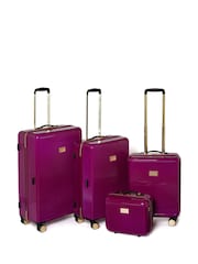 Dune London Pink Olive Medium Suitcase - Image 4 of 4