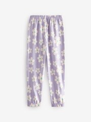 Cream/Lilac Cotton Pyjamas 2 Packs (3-16yrs) - Image 10 of 11