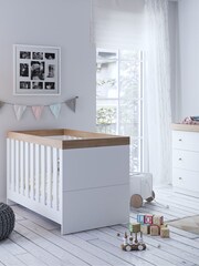 Little Acorns White Burlington Double Wardrobe - Image 2 of 4