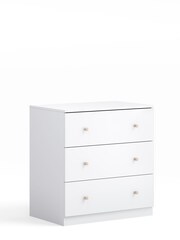 Little Acorns White Burlington Double Wardrobe - Image 4 of 4