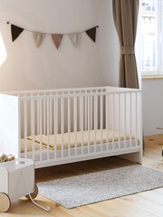 Little Acorns White Santorini Cot Bed - Image 2 of 2