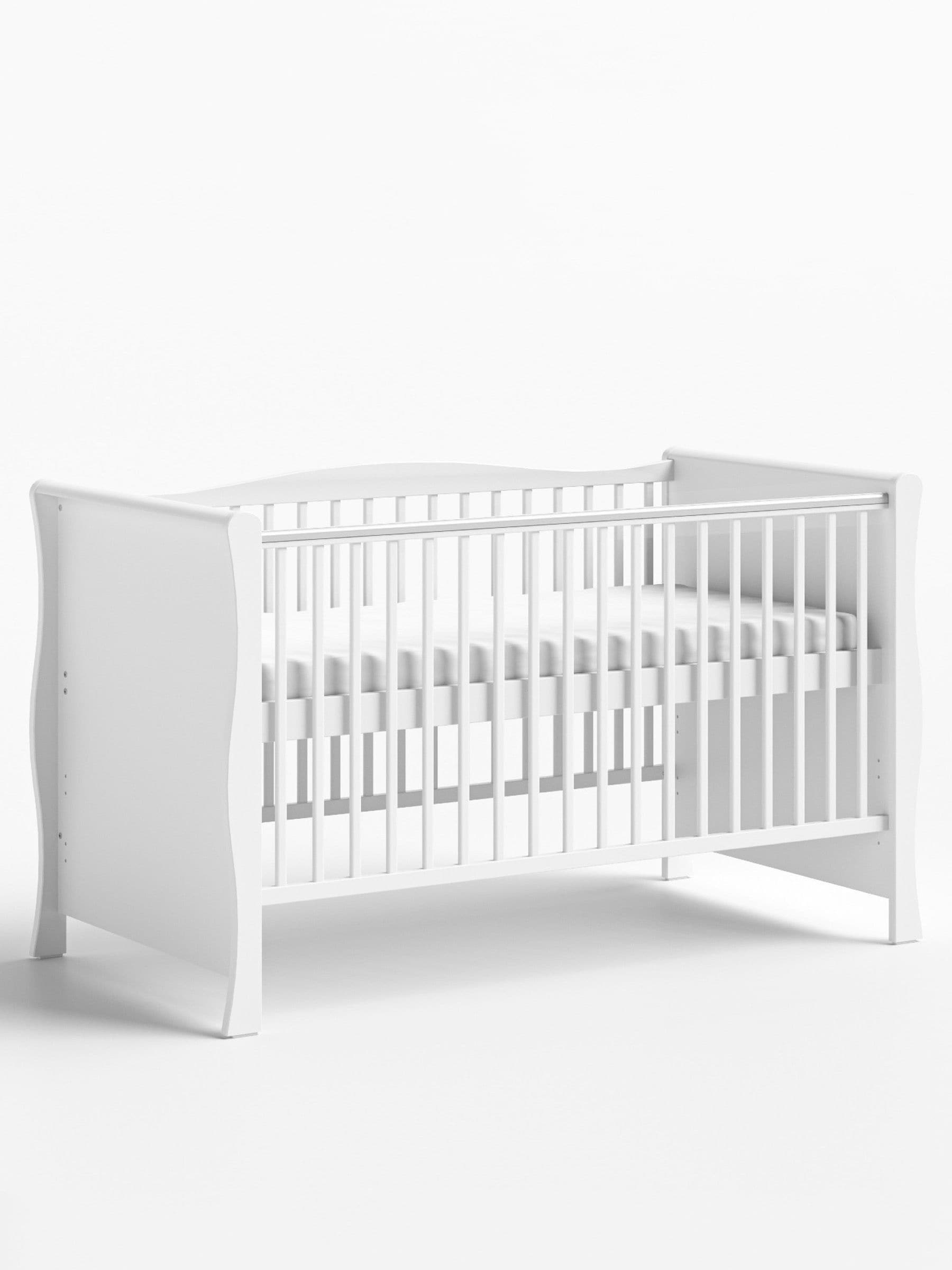 Little acorns sleigh cot bed grey on sale
