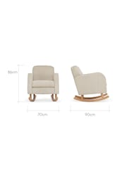 Cuddleco Cream Etta Nursing Rocking Chair - Image 5 of 5