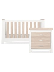 Cuddleco White and Ash Ada 2 Piece Nursery Furniture Set - Image 5 of 7