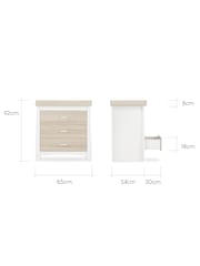 Cuddleco White and Ash Ada 2 Piece Nursery Furniture Set - Image 7 of 7
