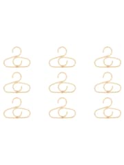 Cuddleco Natural Aria Set of 9 Hangers Rattan - Image 2 of 2