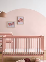 Cuddleco Pink Nola Cot Bed - Image 3 of 6