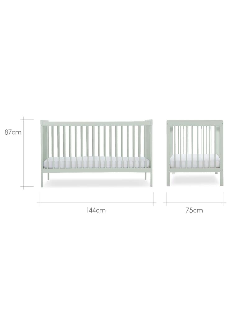 Cuddleco Green Nola Cot Bed - Image 6 of 6