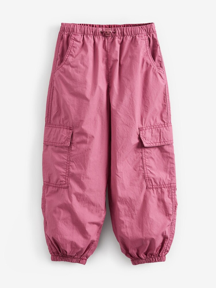 Pink - Parachute-Cargohose mit Bündchen (3 bis 16 Jahre) - Bild 1 von 2